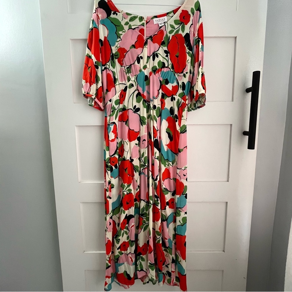 Velvet by Graham & Spencer | EUC Alisha Printed Posey Sundress L